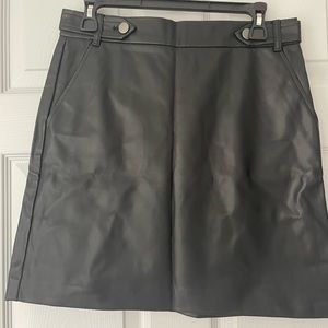 Pleather skirt